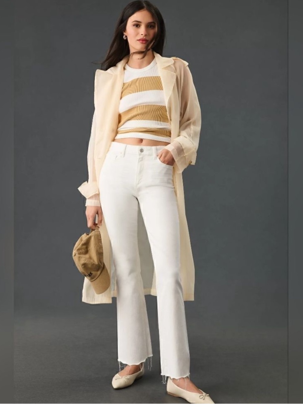 PAIGE Claudine Petite Flare Ankle Jeans